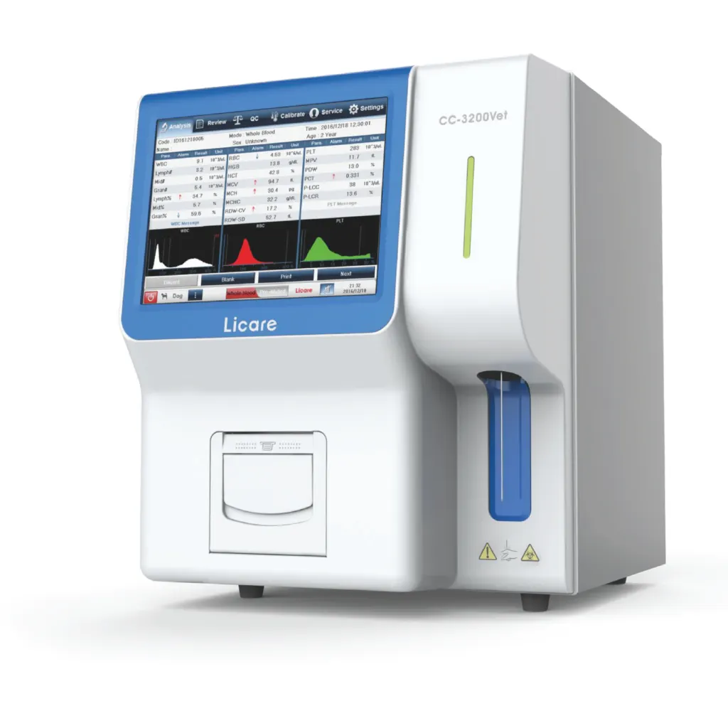 Licare CC3200 Vet – 3 Diff Vet Auto Hematology Analyzer